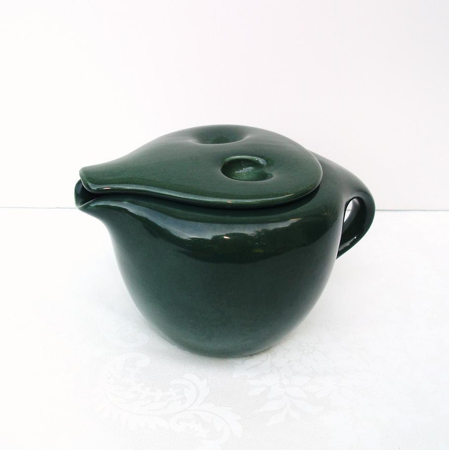Mid Century Teapot, Coffee Server, Russel Wright Iroquois, Atomic, Parsley, Green Tea Pot