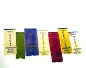 Vintage Music Memorabilia Chicago Blues Festival 1940s Annual Ribbons