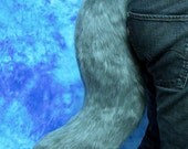 Grey Faux-Fur Fox/Wolf Tail - Fursuit - Cosplay - Costume