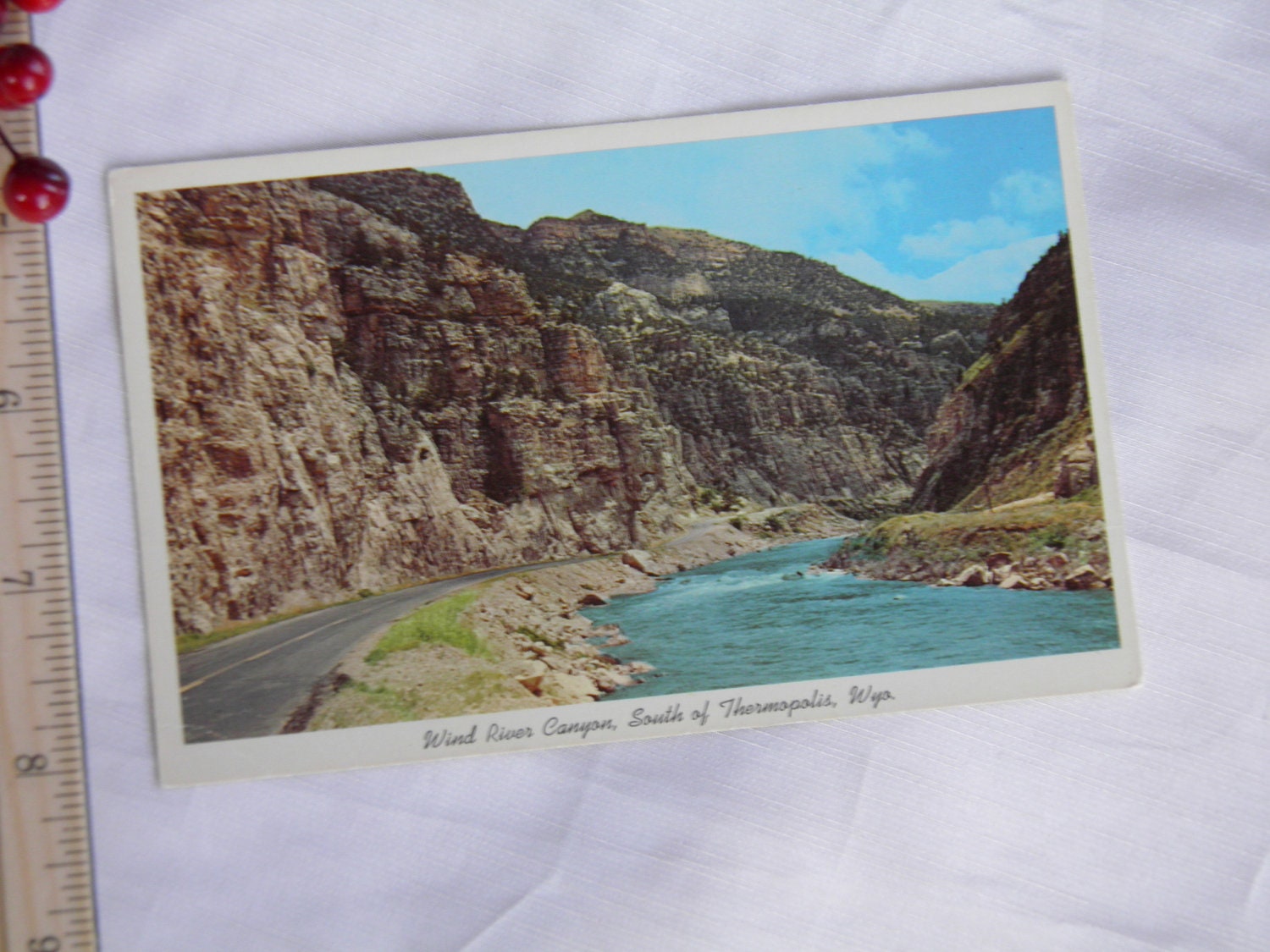 Wind River Canyon Wyoming Postcard