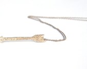 Arrow Necklace - Recycled Sterling Silver