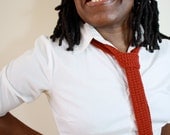 Skinny Ties for men, Knit Tie, Red tie, Wedding Ties, Mens ties, free shipping