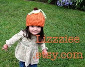 Pumpkin Crochet Hat PATTERN  - PDF file - Instructions to make super cute and easy hats, 6 sizes newborn to adult