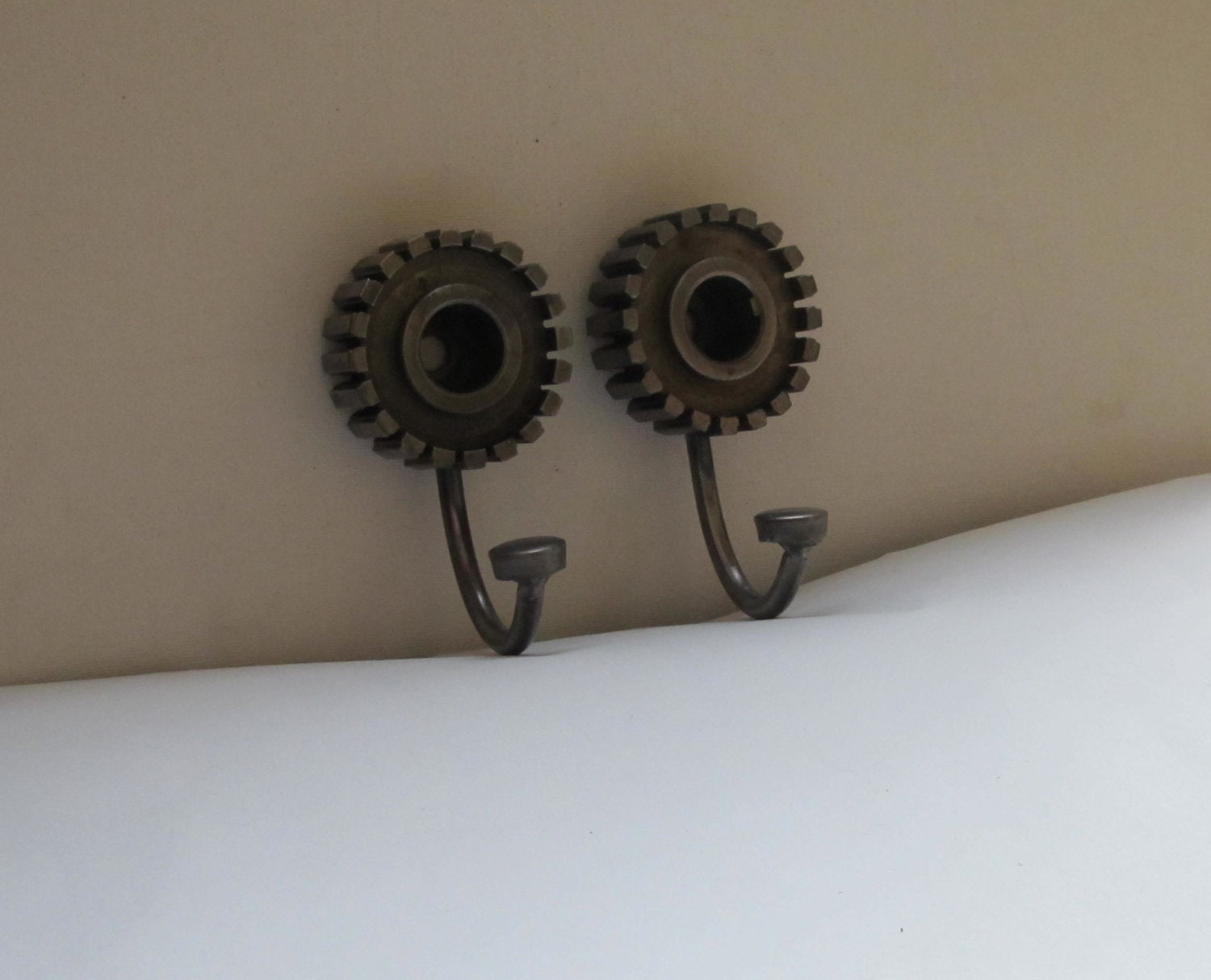 Motorcycle Gear Wall Hooks, Set of Two