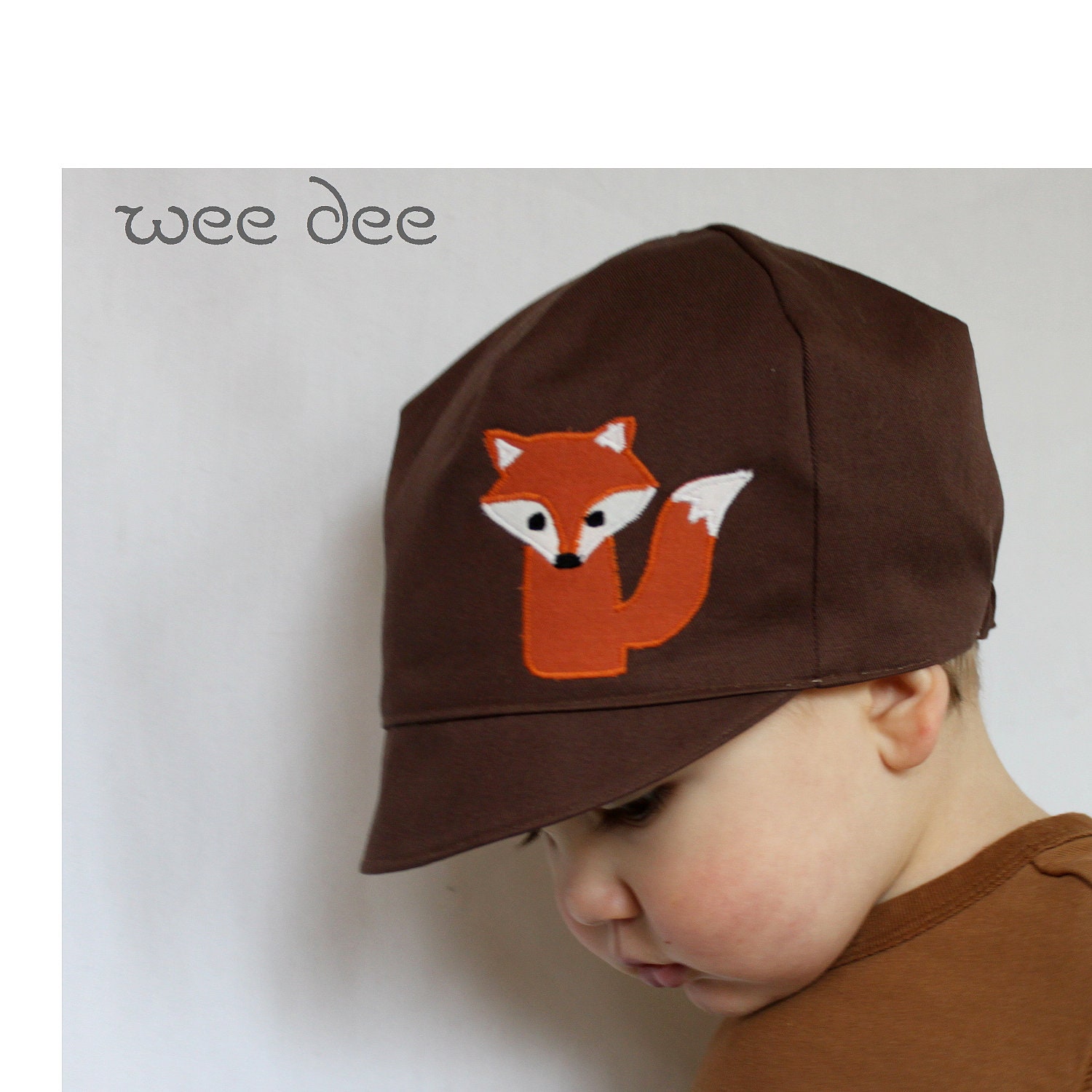 Reversible Fox Hat  - Woodland Creature Hat - Boys or Girls - Baby Toddler or Child - M
