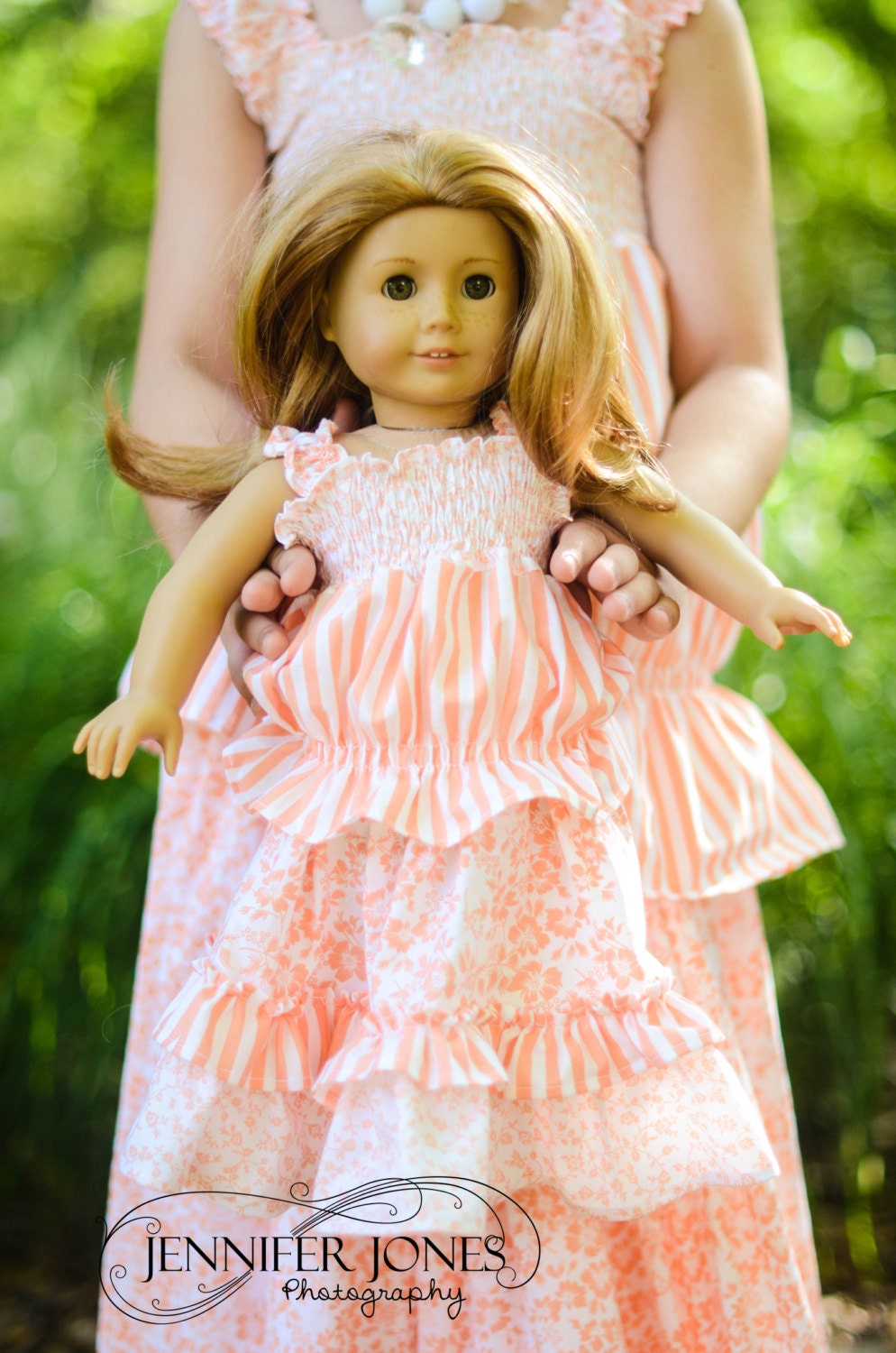 Gloria's Maxi Skirt And Britney's Bubble Top PDF Sewing Pattern for 18" Dolls