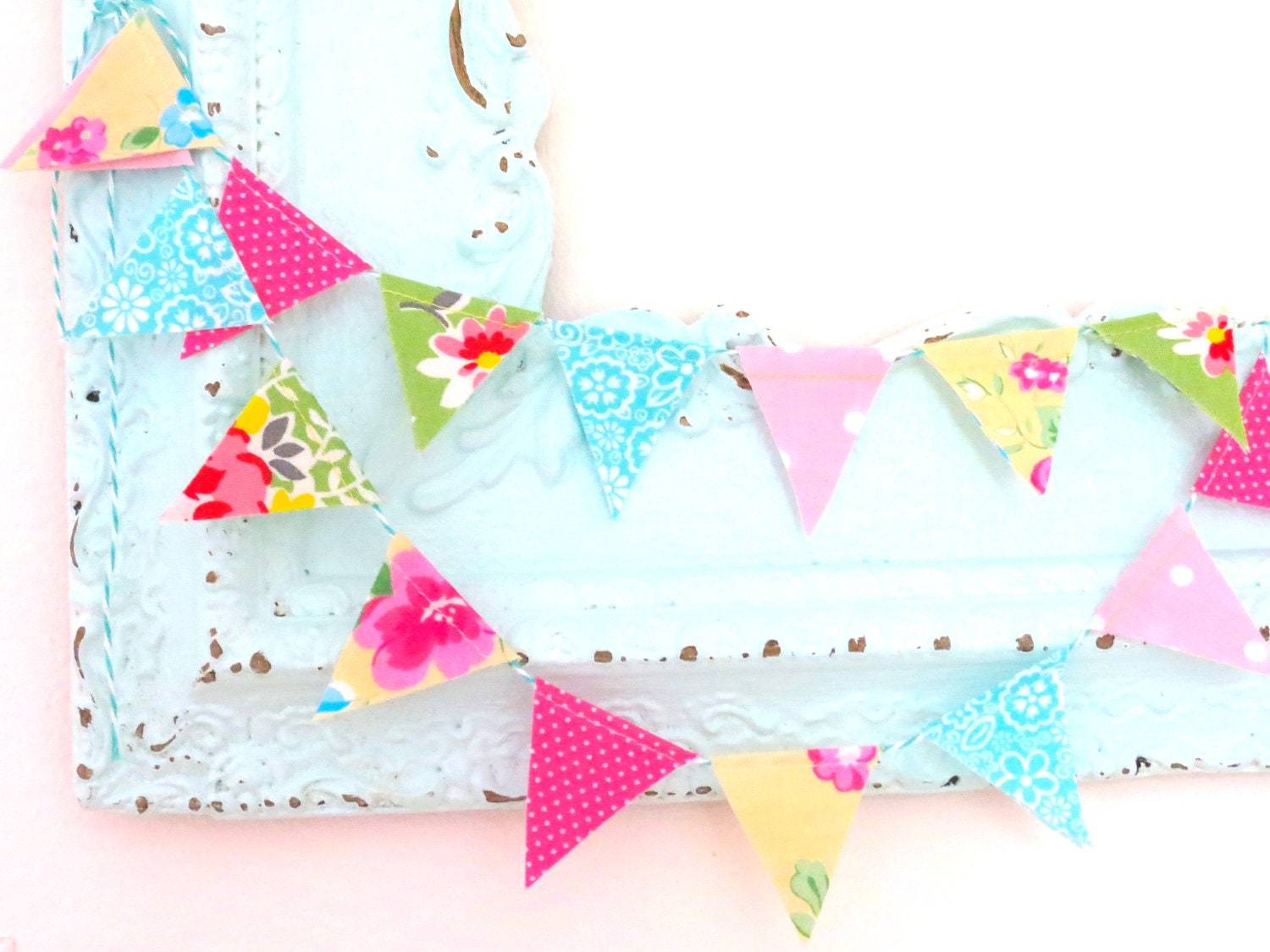 Fabric Cake Bunting- "Miss. Lulu"