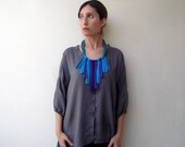 Retazos necklace - handmade in jersey fabric