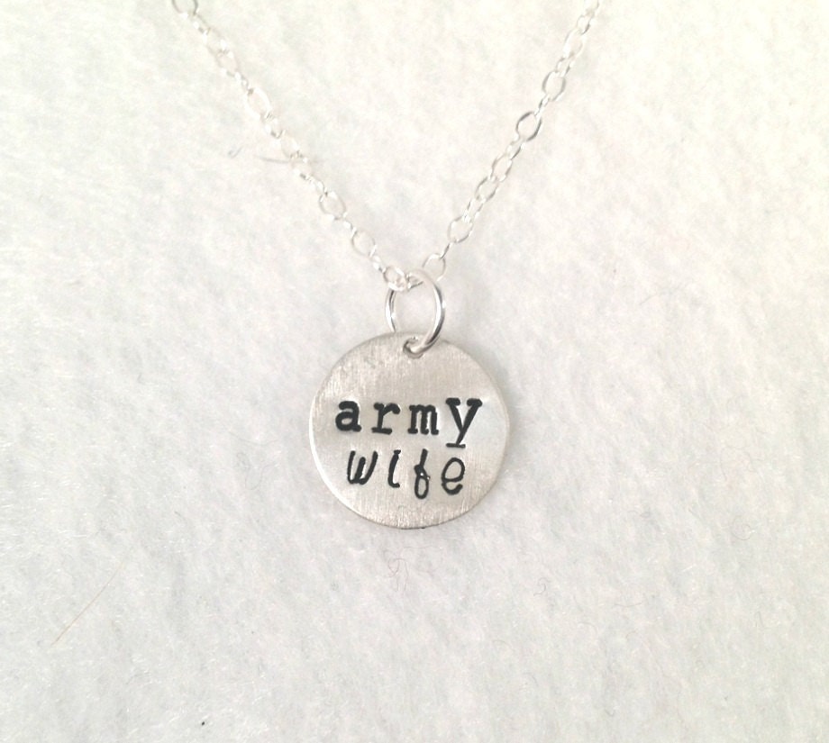 Simple military significant other necklace, mom, sister. deployment jewelry. usaf army navy usaf uscg military