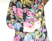 90s GRUNGE FLORAL maxi DRESS