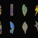 Pokemon Unova League Badge Set