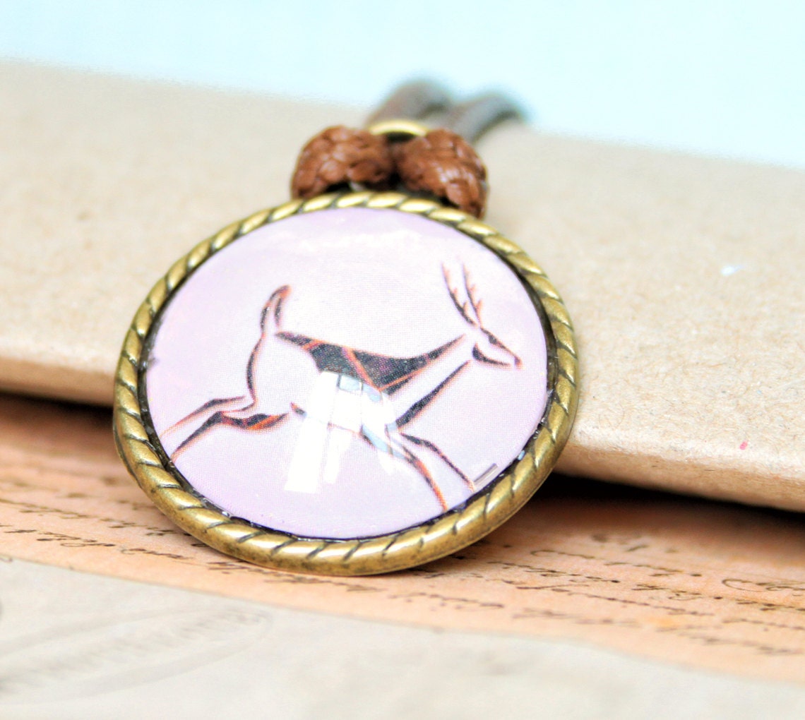 Doe men necklace - Tribal wards jewelry collection - Free Worldwide Shipping - Gift for him under 20 USD