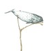 July 16, 2012 (Baby Narwhal) - original ink and watercolor drawing