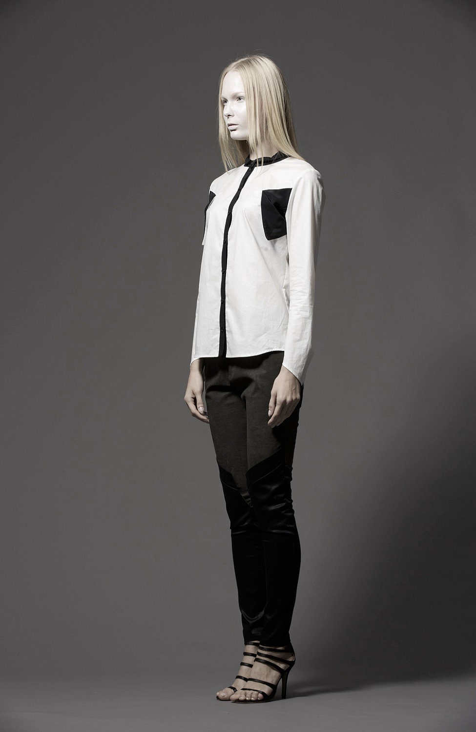 Collar Contrast Shirt