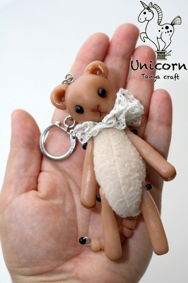 Mouse Keychain OOAK