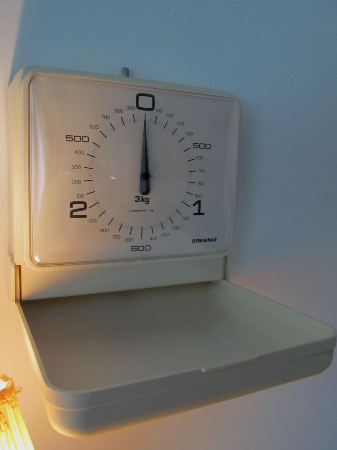 Vintage Kitchen Scale SOEHNLE Cream color