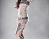 SALE - GREY - Gogo Blackwater print