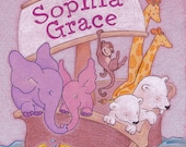 Original Baby Name Illustration - Original, Affordable, One of a Kind Art for Your Child's Room