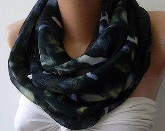 Circle Scarf  Infinity Scarf  Tube scarf... It made with good quality CHIFFON fabric