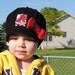 Handmade Girls Arkansas Razorbacks Crochet Newsboy Hat with Patch and bow / College Baby / Photo Prop / Custom Made Infant / Arkansas