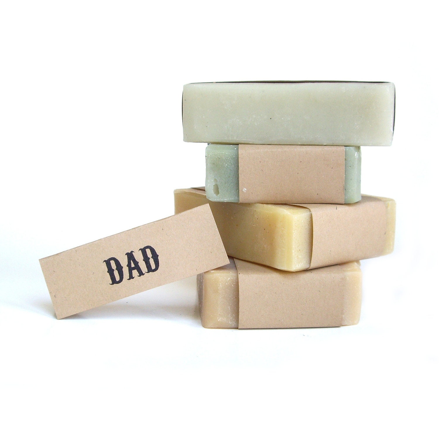 Men Soap gift set - Vegan Soap, Unscented Soap, DAD gift set,