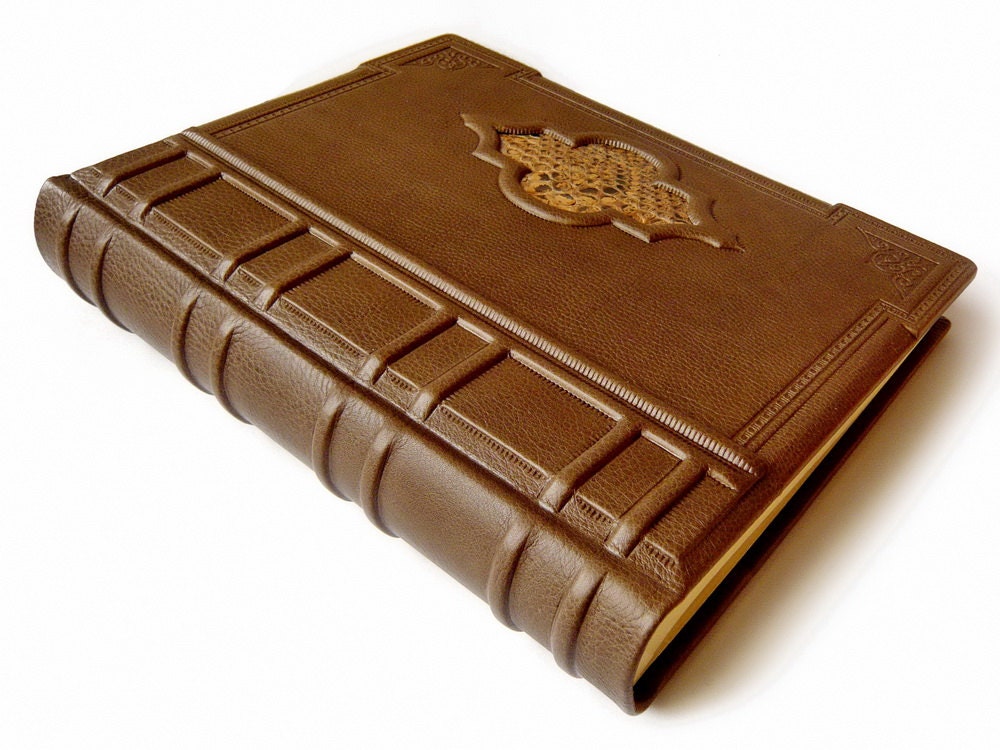 Leather Photo Album in gift box