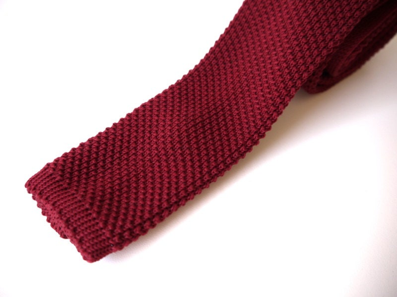 Dark Red Tie