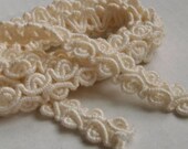 White Cotton Corder Braid Trim