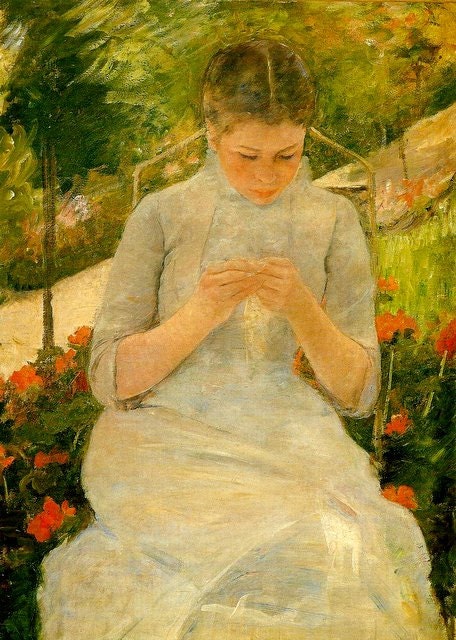 mary cassatt flowers