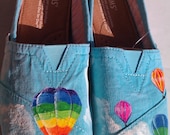 Hot Air Balloon Ride hand painted TOMS