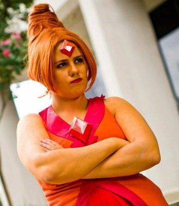Flame Princess inspired wig - 2 styles available