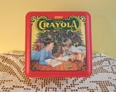 CRAYOLA Collector Tin - Christmas - 1992 - DJGStuff