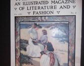 1903 DELINEATOR COVER / Highland Brand Evaporated Cream Original Vintage Advertisement Victorian Dresses Edwardian Costumes Vintage Fashions