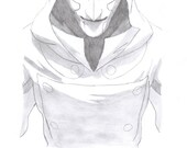 AVATAR The Legend of KORRA AMON Original Art Drawing Last Airbender Waterbender Nickelodeon