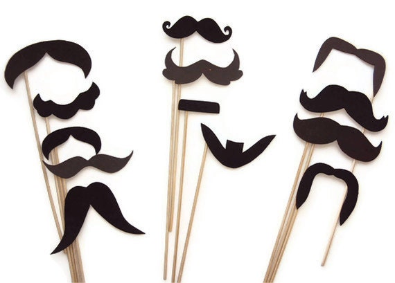 Mustache/ Photobooth prop/ Party/ Wedding/ Birthday/ Photo Booth Props