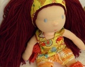 Custom handmade waldorf doll soft toy