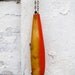 Fishing Lure Necklace: Red/Orange