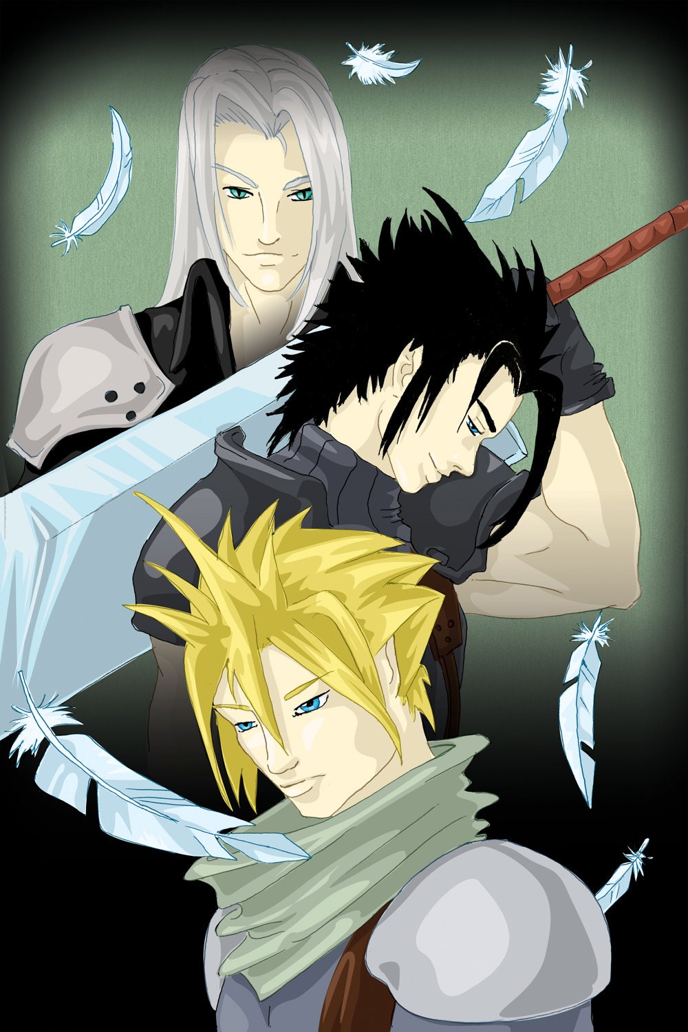 FFVII Crisis Core Fanart Print featured image