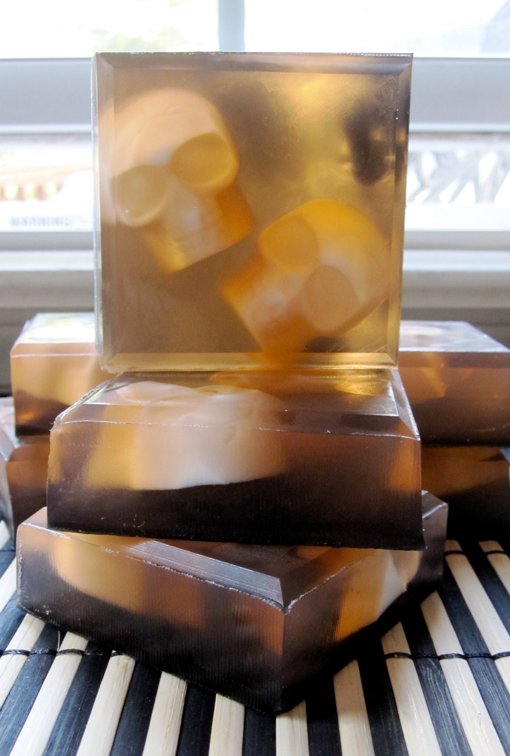 Twilight Woods Hand-Made Soap, halloween soap, skulls, vegan glycerin, goth