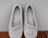 Women house shoes, felted slippers, Eco, handmade, made to order - kadabros
