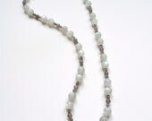 Starry Night Glowing Light reflective Moonstone necklace-Rare