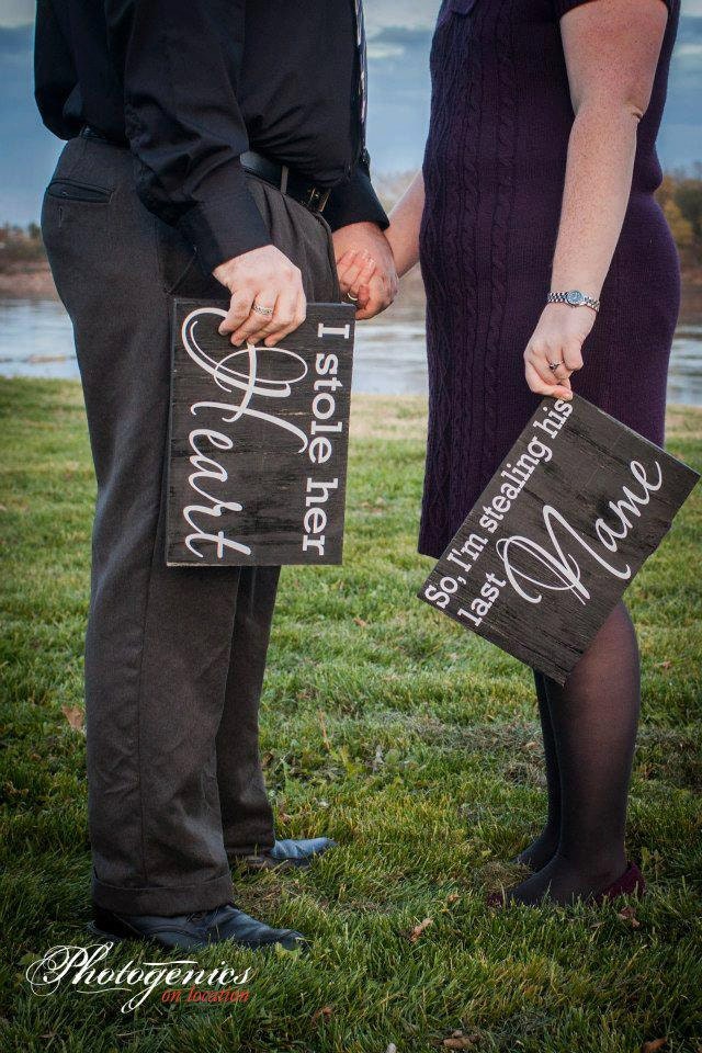 Engagement Photos, Wedding Photos, Save the Date Wood Signs