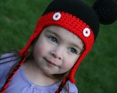 Mickey Mouse crochet hat with earflaps