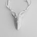 White Faux Taxidermy - Faux Deer Head - Faux Taxidermy - The Eloise - White Resin Deer Head- White Deer Antlers Mounted