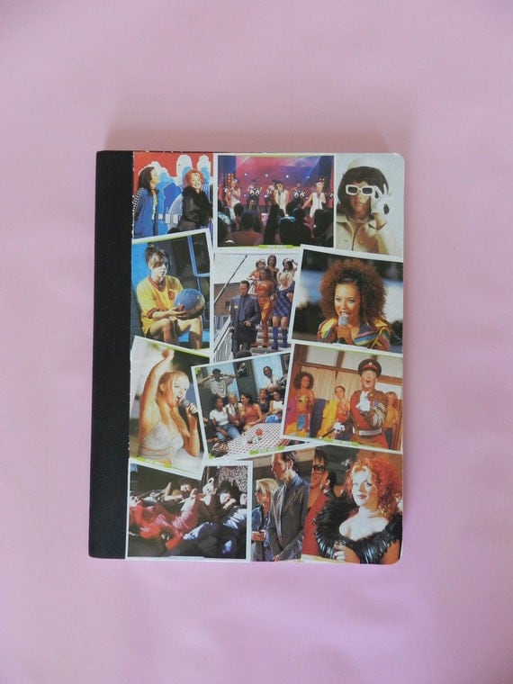 90s Spice Girls notebook SPICE WORLD journal