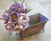 Lilac and Margarita Wedding Bouquet - Shabby Chic Cottage Chic Bridal Bouquet