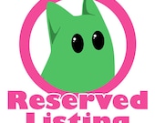 RESERVED LISTING for Geometric Rainbow