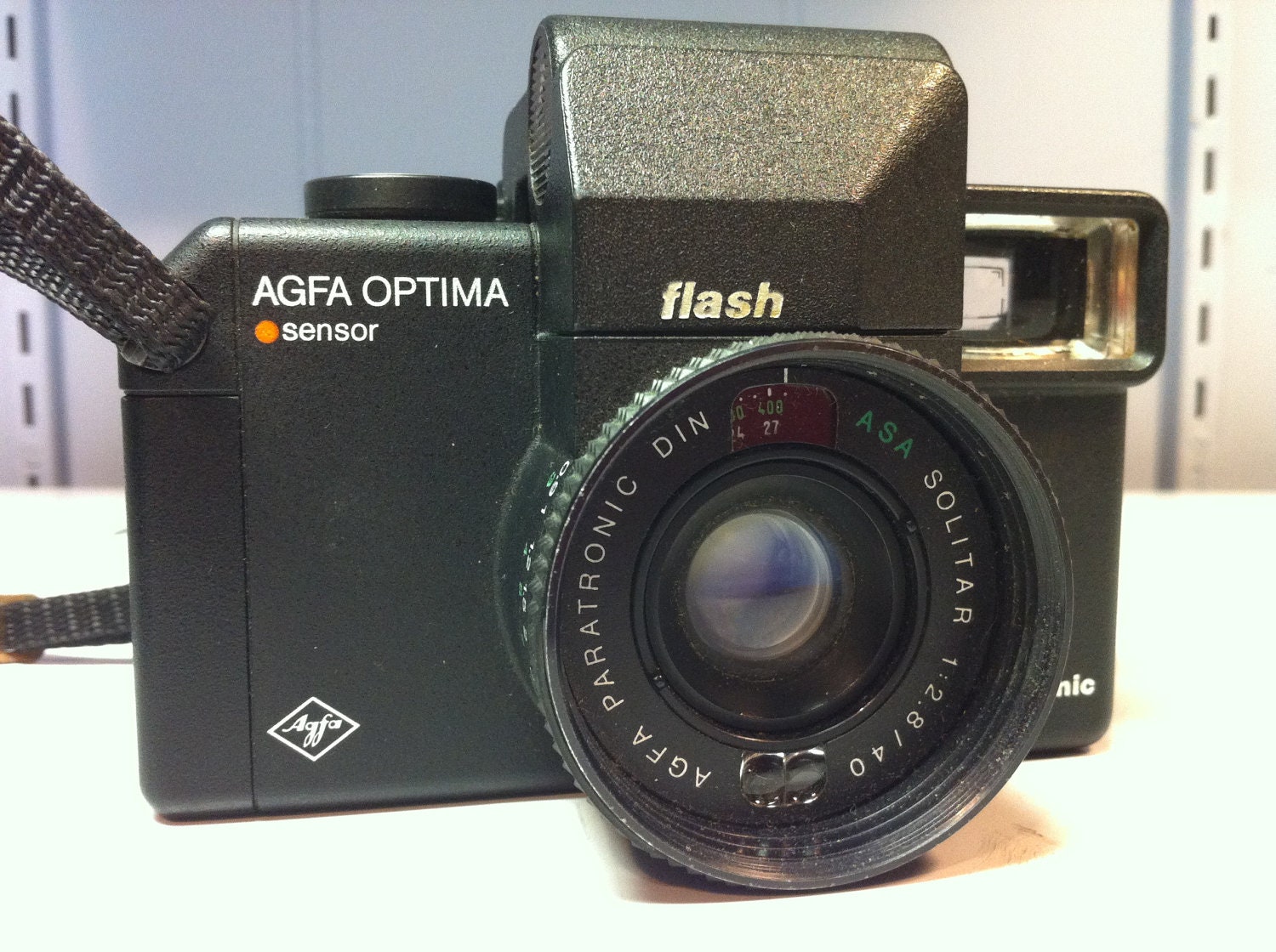 SALE 20 Bucks OFF Vintage Agfa Optima Flash Sensor Camera with Case