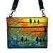 MadArt Laptop Case 17 inch Laptop Bag 17" Laptop Sleeve Messenger Laptop Cute Bird Laptop Bag  17.1, 17.3  PC zipper padded blue orange