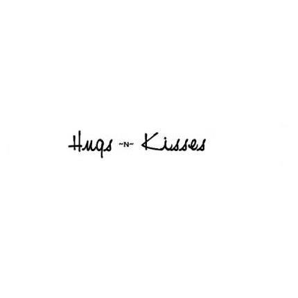Hugs -N- Kisses Unmounted rubber stamp No.3